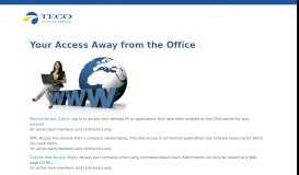 
							         Your Access Away from the Office - TECO Energy								  
							    
