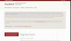 
							         Your Account | Graduate Admissions - Stanford Graduate Admissions								  
							    