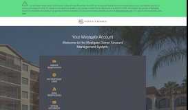 
							         Your Account - Westgate Resorts								  
							    