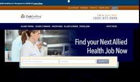 
							         Your Allied Health Staffing and Job Resource - Allied Healthcare ...								  
							    