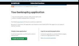 
							         Your bankruptcy application								  
							    