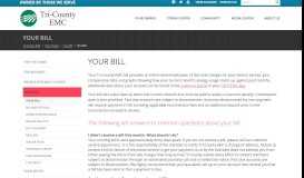
							         Your Bill - Your Bill - Tri-County EMC								  
							    
