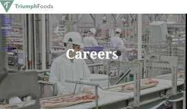 
							         Your Career - Careers – Triumph Foods								  
							    
