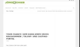 
							         Your Chance: Hier kann jeder groß rauskommen | Talent- und Casting ...								  
							    