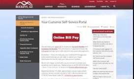 
							         Your Customer Self-Service Portal | City of Buckeye								  
							    