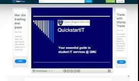 
							         Your essential guide to student IT QMU - ppt download - SlidePlayer								  
							    