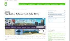 
							         Your Guide to Jefferson Parish Water Bill Pay - Pay My Bill Guru								  
							    