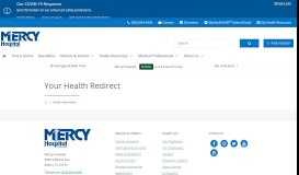 
							         Your Health Redirect | Mercy Miami Hospital | Miami, FL								  
							    