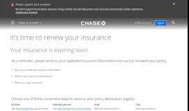
							         Your Homeowners Insurance | Mortgage | Chase.com								  
							    