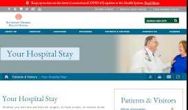 
							         Your Hospital Stay | Southeast Georgia Health System								  
							    