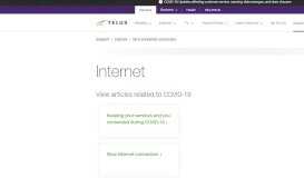
							         Your Internet account | Support | TELUS.com								  
							    