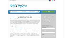 
							         Your Journeys Employee Login | News For Employee								  
							    