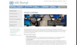 
							         Your Learning | HR Portal								  
							    