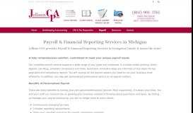 
							         Your Local Payroll & Finacial Reporting in Michigan | Jellison CPA								  
							    