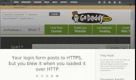 
							         Your login form posts to HTTPS, but you blew it ... - Troy Hunt								  
							    