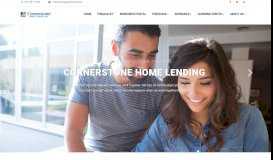 
							         Your Mortgage Lender - Cornerstone Home Lending								  
							    