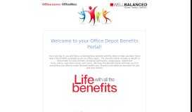 
							         your Office Depot Benefits Portal!								  
							    