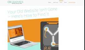 
							         Your Old Website Isn't Gone - Here's How to Find It - CB ...								  
							    