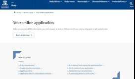 
							         Your online application - Study - University of Melbourne								  
							    
