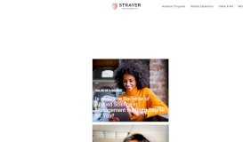 
							         Your Online Classroom | Strayer University								  
							    