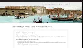 
							         your online travel insurance claim portal - Online Claim								  
							    