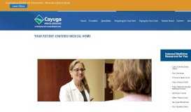 
							         Your Patient-Centered Medical Home - Cayuga Medical Associates								  
							    
