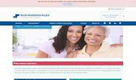 
							         Your Patient Experience: Hillside Rehabilitation Hospital | A Steward ...								  
							    