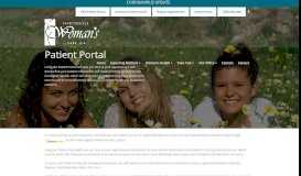 
							         Your Patient Portal for Fayetteville Woman's Care OBGYN								  
							    