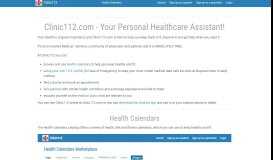
							         Your Personal Health Assistant! - Clinic112								  
							    