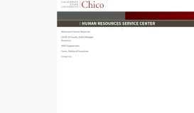 
							         Your Personalized Benefits Portal – Human Resources ... - CSU, Chico								  
							    