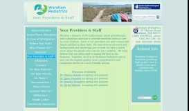 
							         Your Providers & Staff | Wareham Pediatrics | Serving Massachusetts ...								  
							    