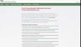 
							         Your Texas Benefits - TMHP.com								  
							    