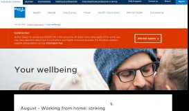 
							         Your wellbeing | Bupa - Bupa UK								  
							    