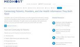 
							         YourCare Community - Patient and Provider Portals | MEDHOST								  
							    