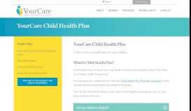 
							         YourCare Health Plan > Health Insurance Plans > Child Health Plus ...								  
							    