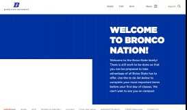 
							         You're Admitted! Welcome to Bronco Nation - Boise State Admissions								  
							    