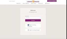 
							         You're Invited to Visit a CaringBridge Website | Sign in to ...								  
							    