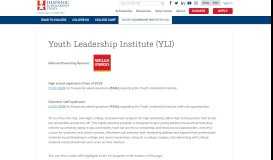 
							         Youth Leadership Institute (YLI) - HSF								  
							    