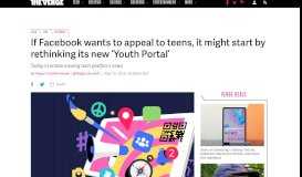 
							         Youth Portal - The Verge								  
							    