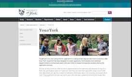 
							         You@York - News and events, The University of York								  
							    