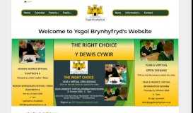 
							         Ysgol Brynhyfryd – Website for Ysgol Brynhyfryd secondary school in ...								  
							    