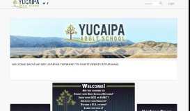 
							         Yucaipa Adult School: Home								  
							    