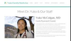 
							         Yuko McColgan, MD | Family Physician in Brookline, MA | Primary ...								  
							    