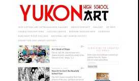 
							         Yukon High School Art - Mr. Brian Payne, M.Ed.								  
							    