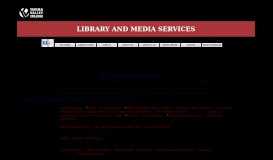 
							         YVC Library - Databases - YVCC Library								  
							    