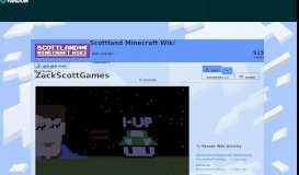 
							         ZackScottGames | ScottLand Minecraft Wiki | FANDOM powered by ...								  
							    