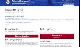 
							         Zaharis » Teacher Portal - Mesa Public Schools								  
							    