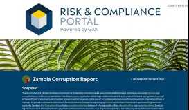 
							         Zambia Corruption Report - Business Anti-Corruption Portal								  
							    