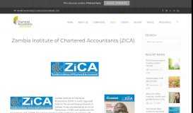 
							         Zambia Institute of Chartered Accountants (ZICA) - Chartered ...								  
							    