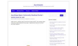 
							         Zambian Open University Student Portal - www.zaou.ac.zm - Zambiainfo								  
							    